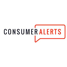 Graphic featuring the words "consumer alert" in red and black with dialogue bubble