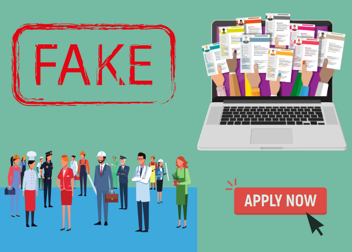 fraudulent holiday seasonal job scams graphic