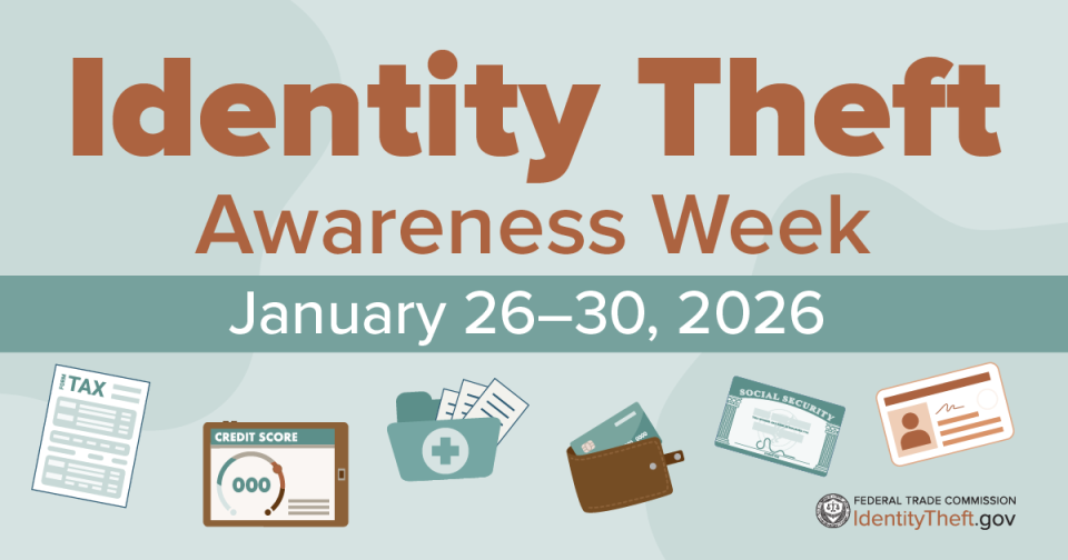 Identity Theft Awareness Week January 26-30 2026