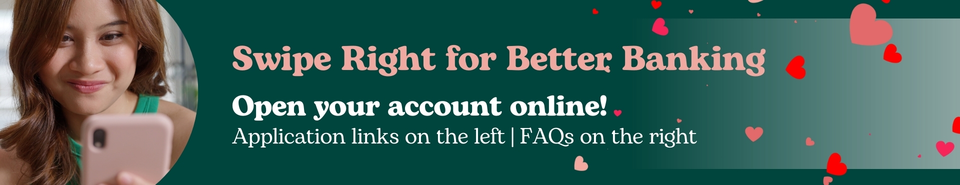 swipe right for better banking