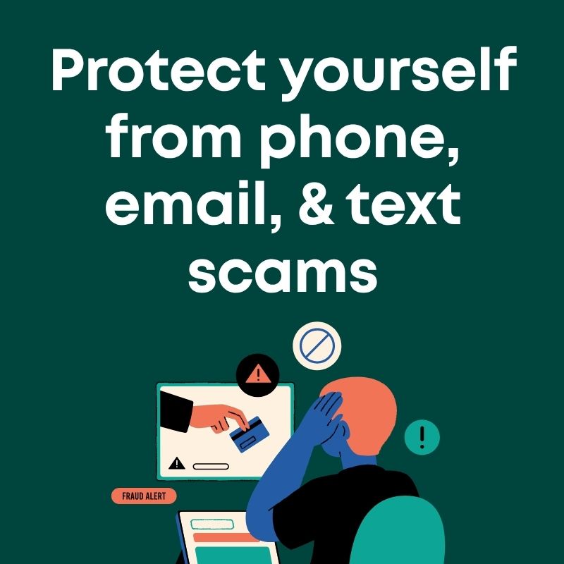 Got a call, text, or email from someone claiming to be your bank asking for your personal info? It's a scam. Banks Never Ask That. Learn how to protect yourself: www.traditionalbank.com/protectyourself 