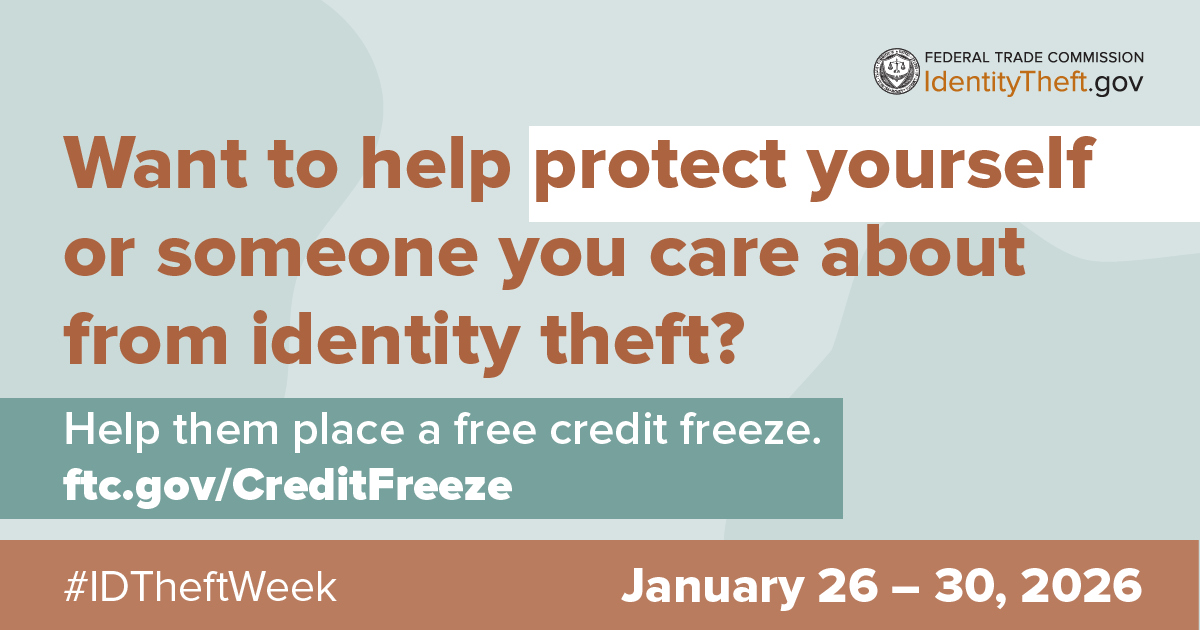 protect yourself or someone you care about from identity theft