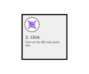 click on the QR code quick link