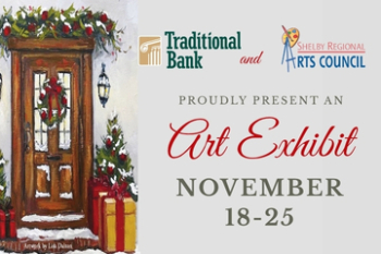 Shelbyville Art Exhibit invitation Banner