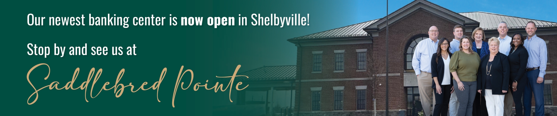Shelbyville Saddlebred Pointe Now Open  Banner