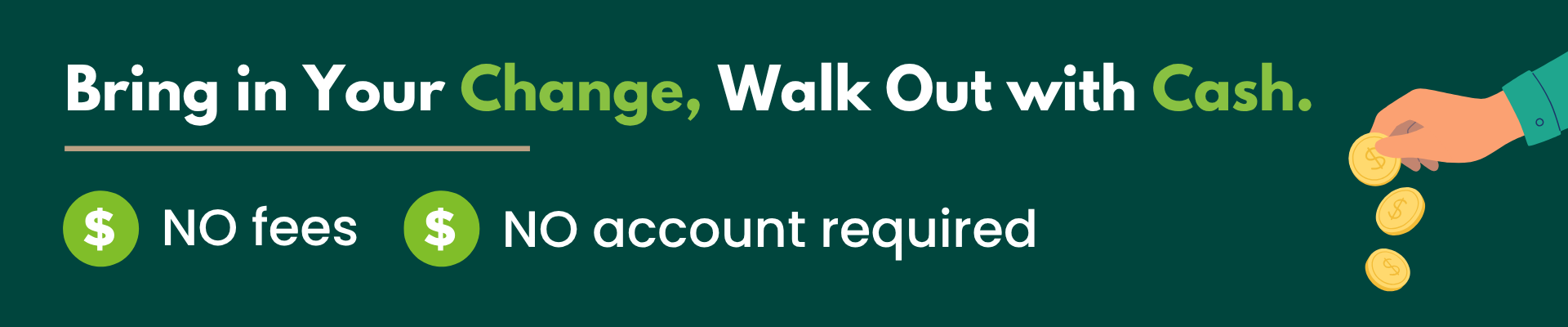 coin counter Banner