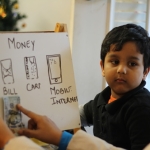 image of childing learning about money