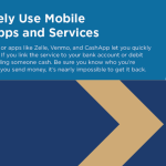 how to safely use mobile payment apps aba infographic
