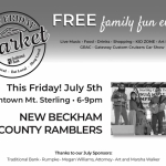 first friday market july 5th flyer