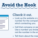 avoid the hook phishing graphic