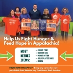 help us fight hunger & feed hope in appalachia