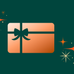 Gift card with sparkles