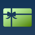 gift card with snowflakes